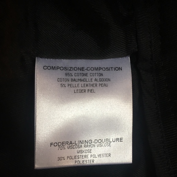 GUCCI - Pleated Leather Trim Miniskirt Black, L - Picture 4 of 5